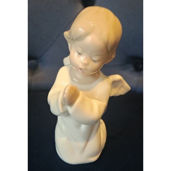 Vintage Porcelain Lladro1990 Praying Angel Child figurine #4530-Spain - Picture 1 of 6
